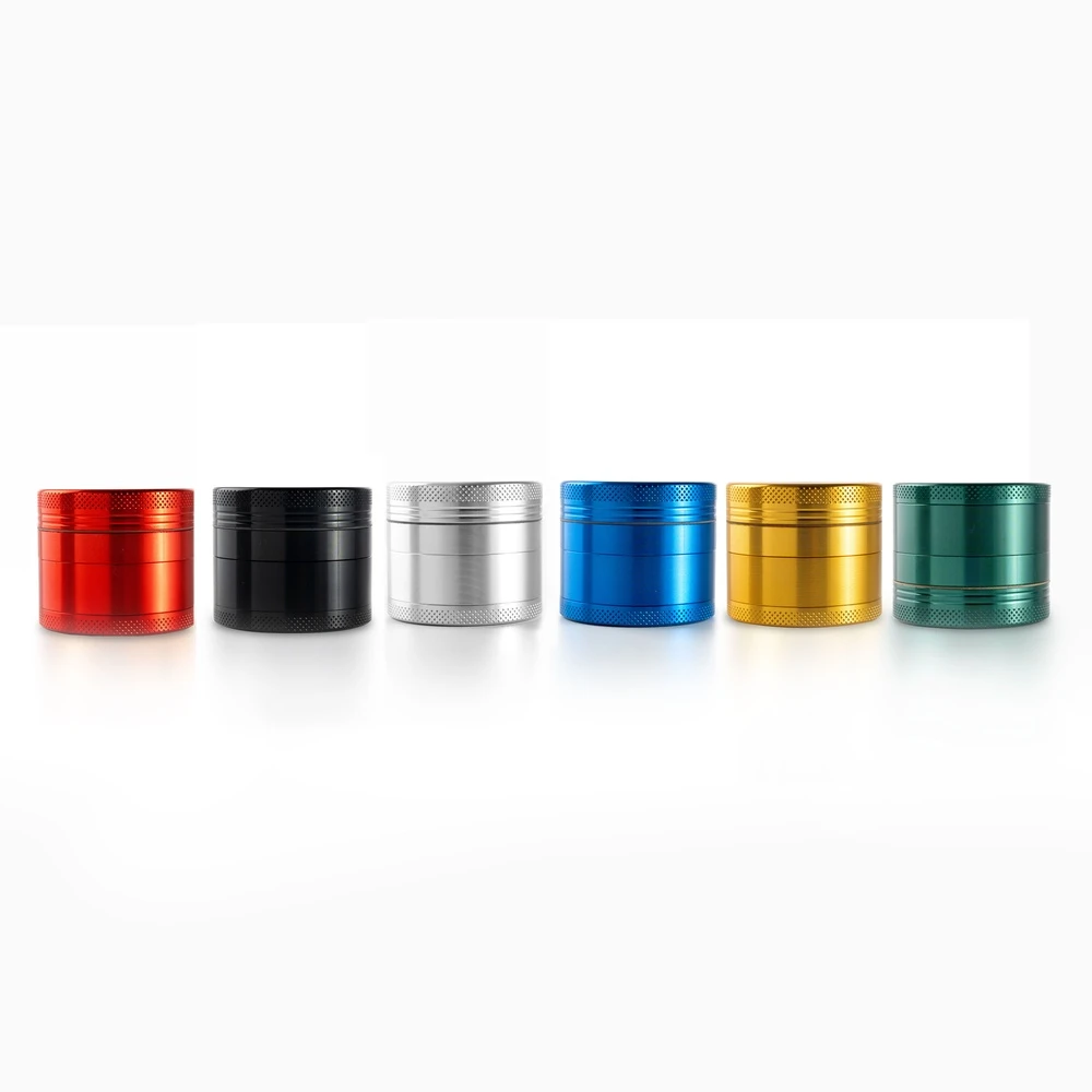 WOWO Multi Color Aluminum 4 Layers Herb Grinder