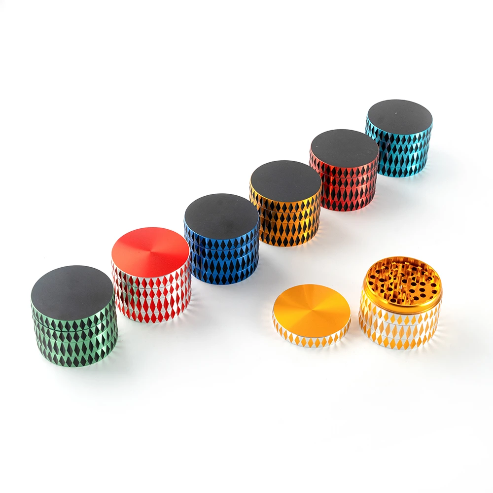 Rhinestone Star Top 4 Layer Aluminum Herb Grinder