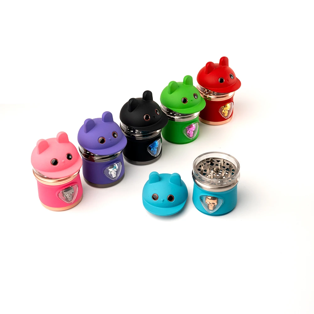 Cute Cartoon Cat Zinc Alloy Herb Grinder