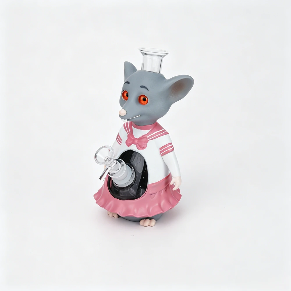 Sailor Dress Girl Mouse PVC Glass Bong