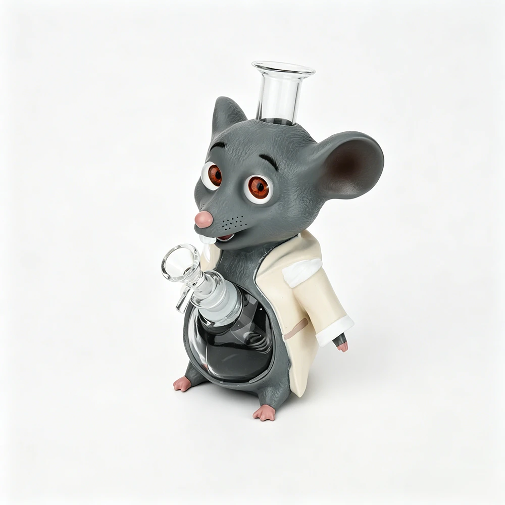 Lab Mouse PVC Glass Bong