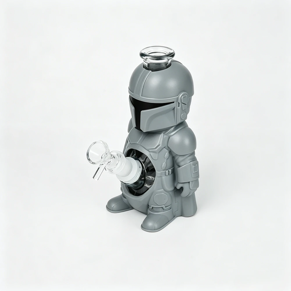 Mandalorian PVC Glass Bong