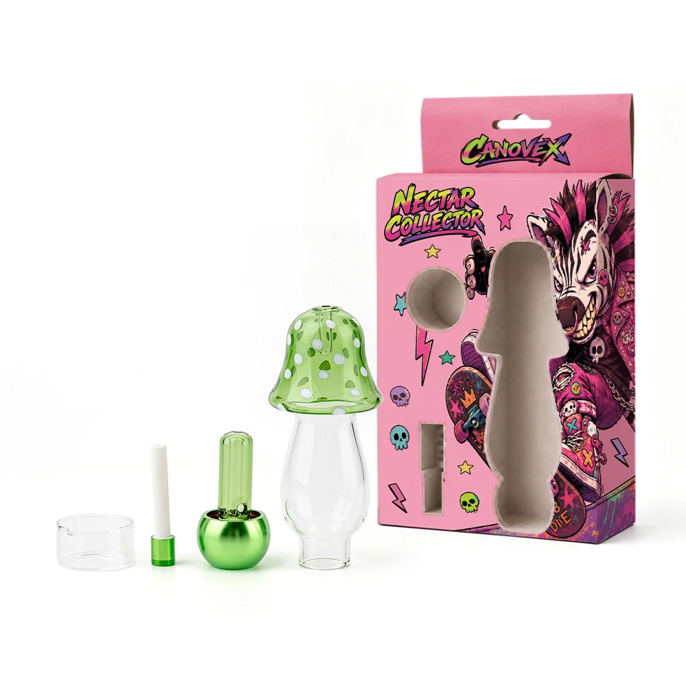 Polka Dot Mushroom Glass Nectar Collector Kit
