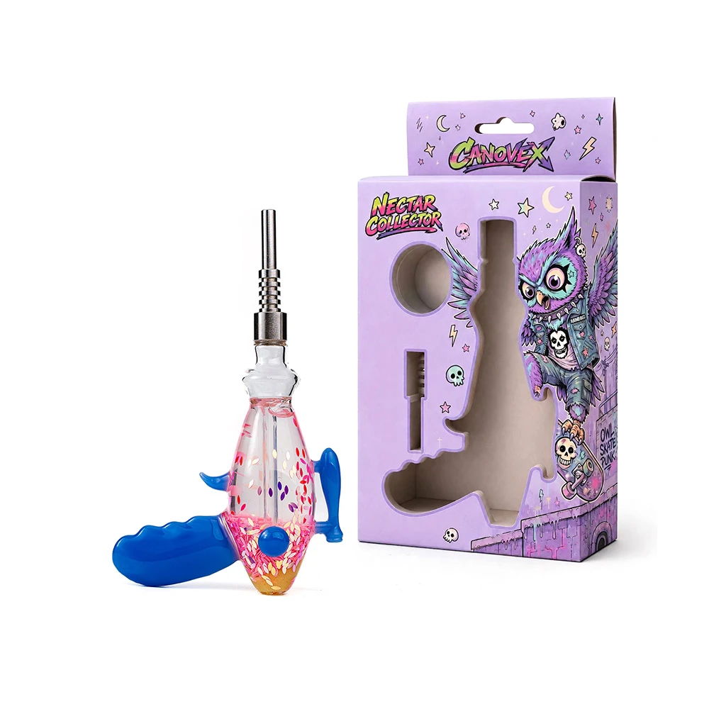Color Glitter Fill Nectar Collector Concentrate Smoking Accessory