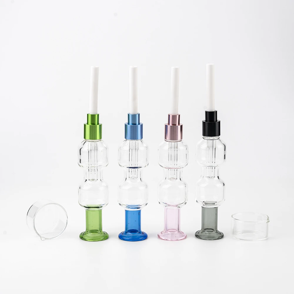 Double Bubble Standing Glass Nectar Collector Kit