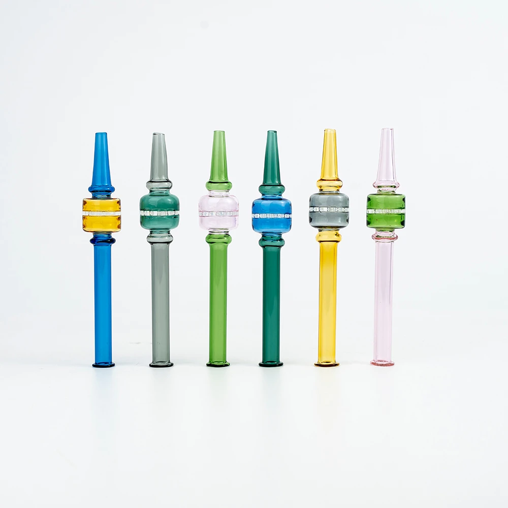 Glass Nectar Collector Tip Straw Smoking Accessory