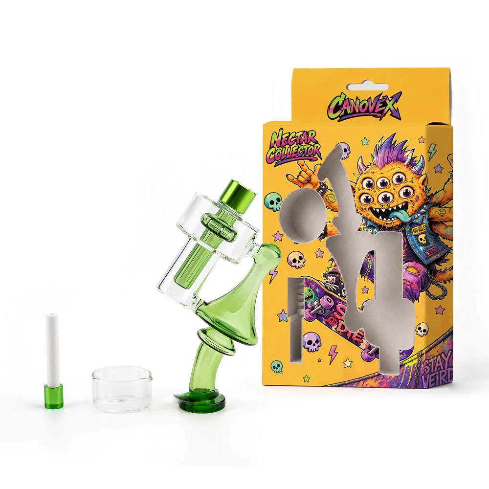 Twisted Hourglass Glass Nectar Collector Kit