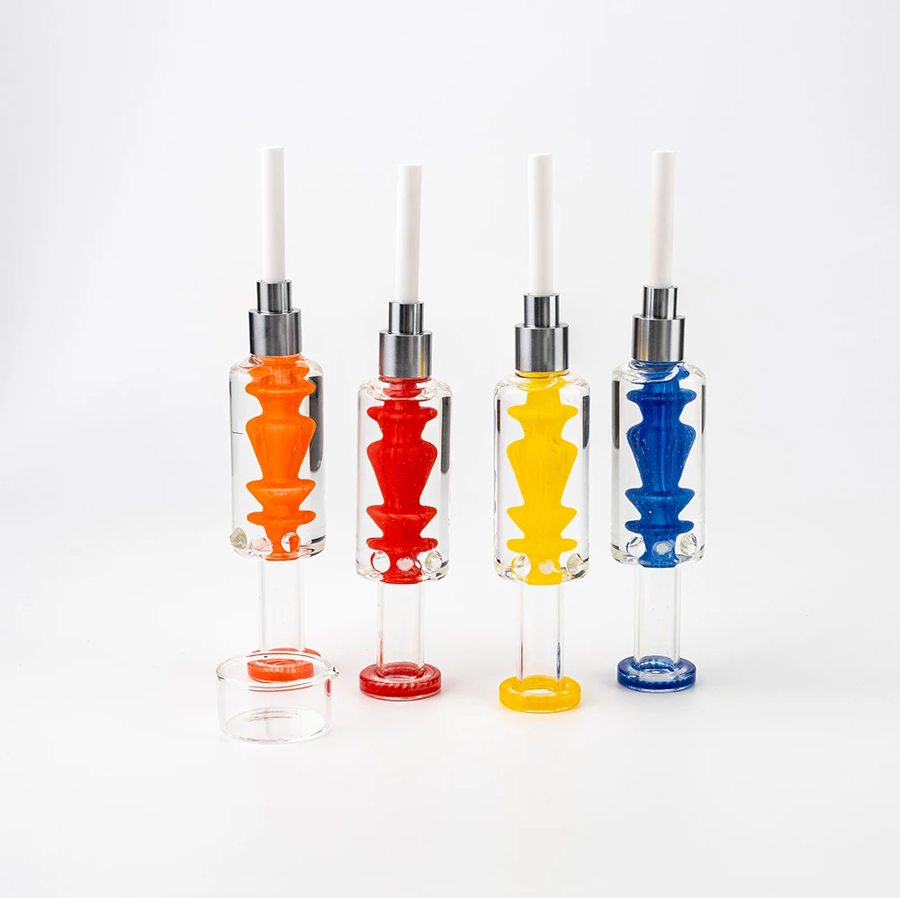 Built-in Color Pillar Glass Nectar Collector
