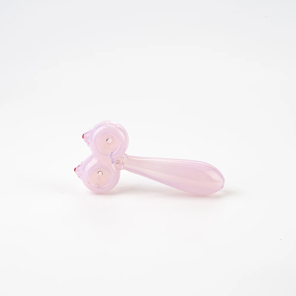 Chamber Pastel Pink Glass Spoon Hand Pipe