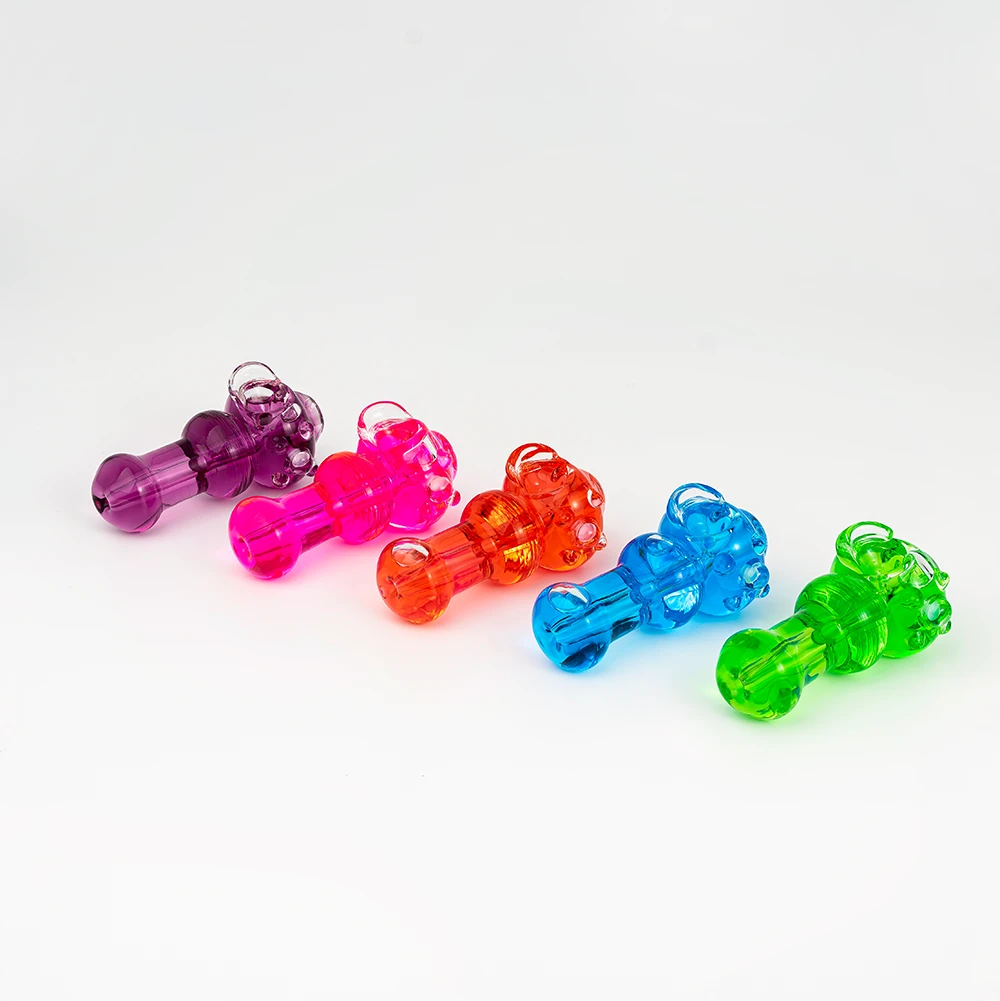 Transparent Colorful Oil Burner Glass Pipe Set