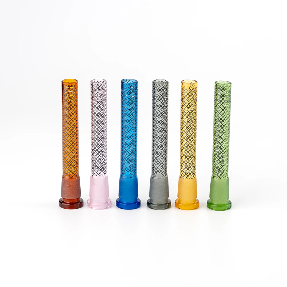 Mesh Pattern Glass Downstems