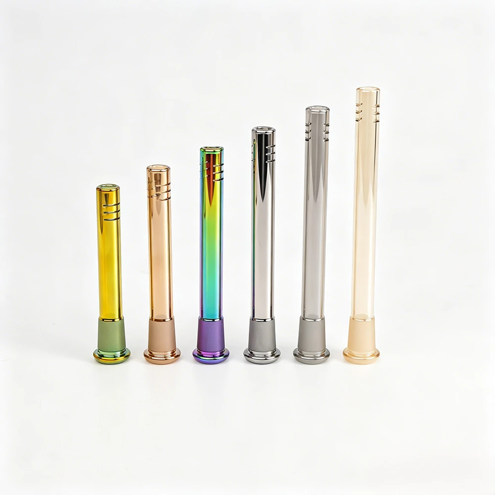 Electroplated Color Glass Downstems