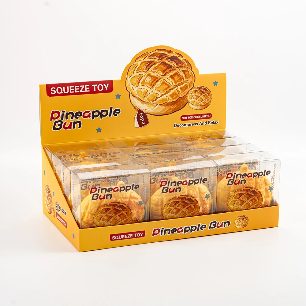 Pineapple Bun Crunchy Squishy Squeeze Toy