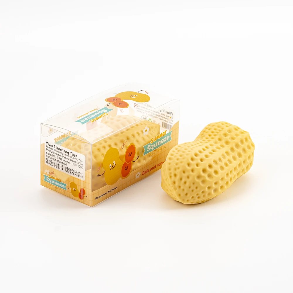 Peanut Squeeze Crunchy Squishy Toy