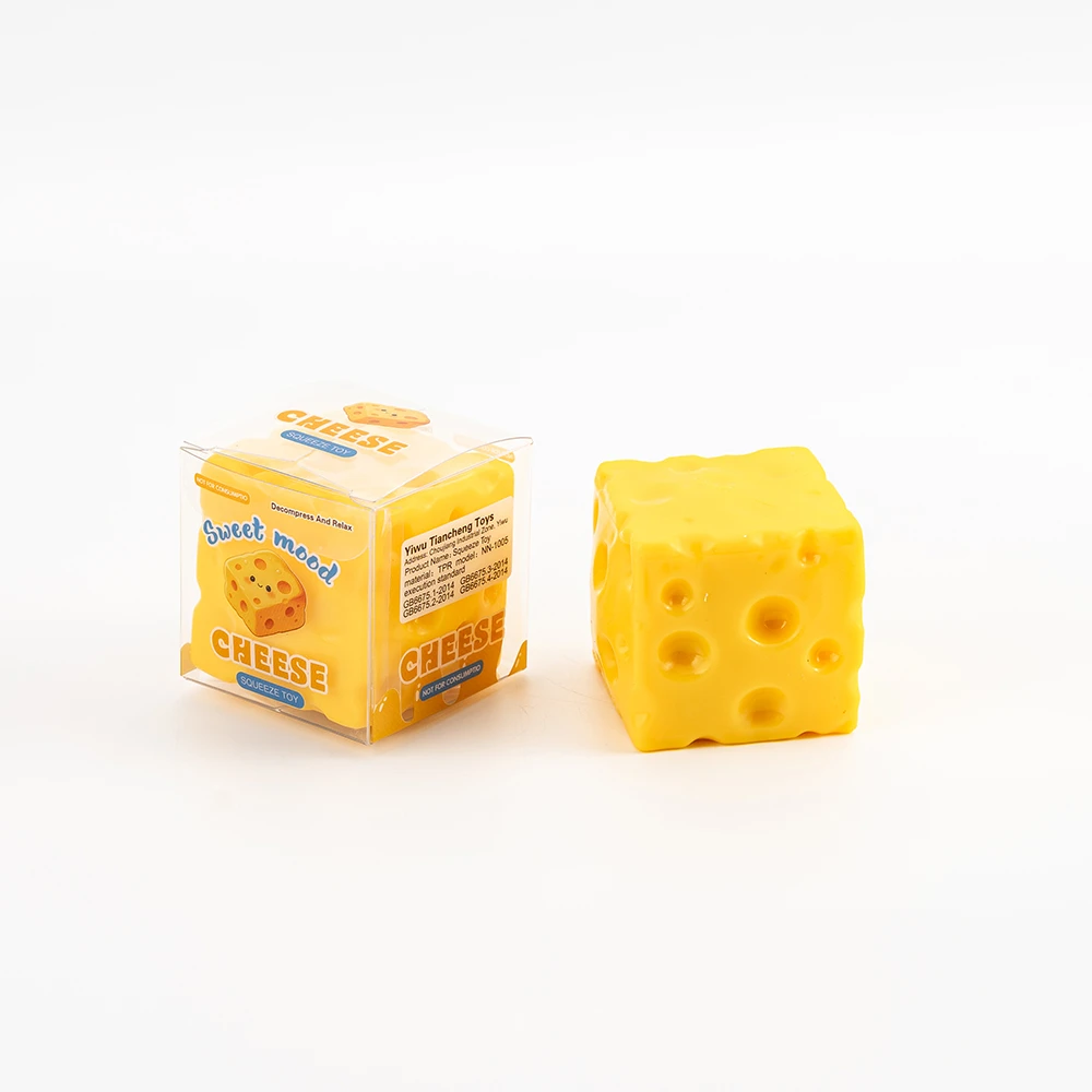 Cheese Squeeze Crunchy Squishy Toy