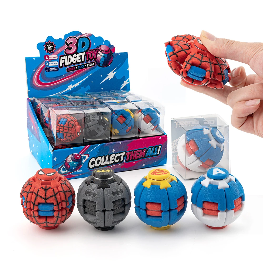 Superhero 3D Fidget Spinner Toy