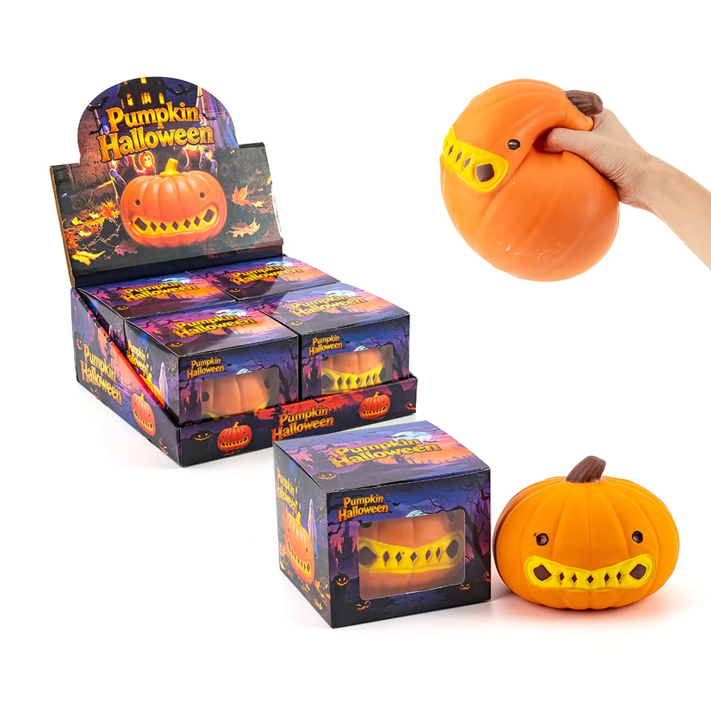 Halloween Pumpkin Squeeze Squishy Toy