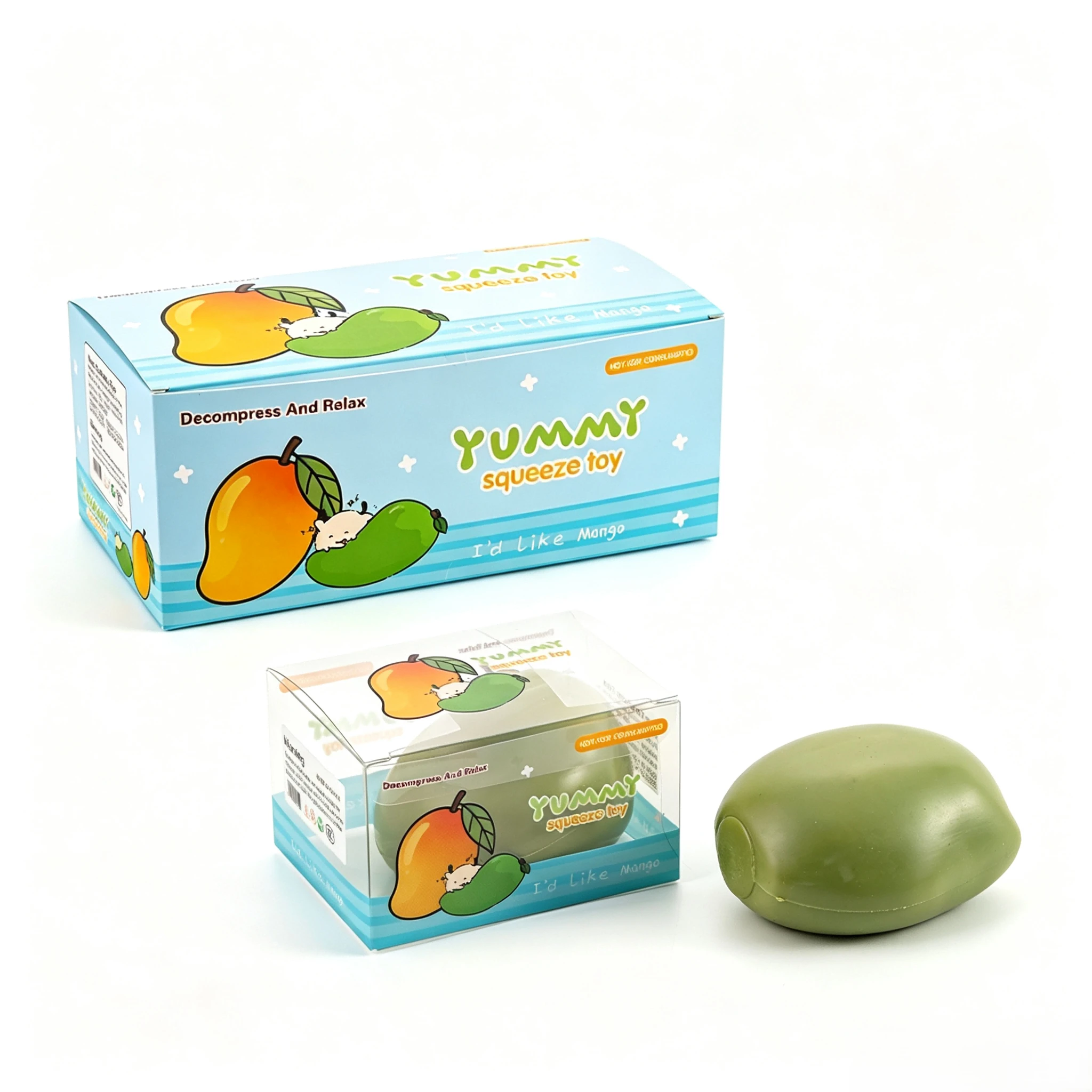 Mango Squeeze Crunchy Squishy Toy