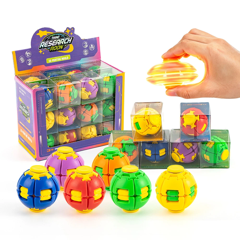 3D Puzzle Fidget Spinner Ball