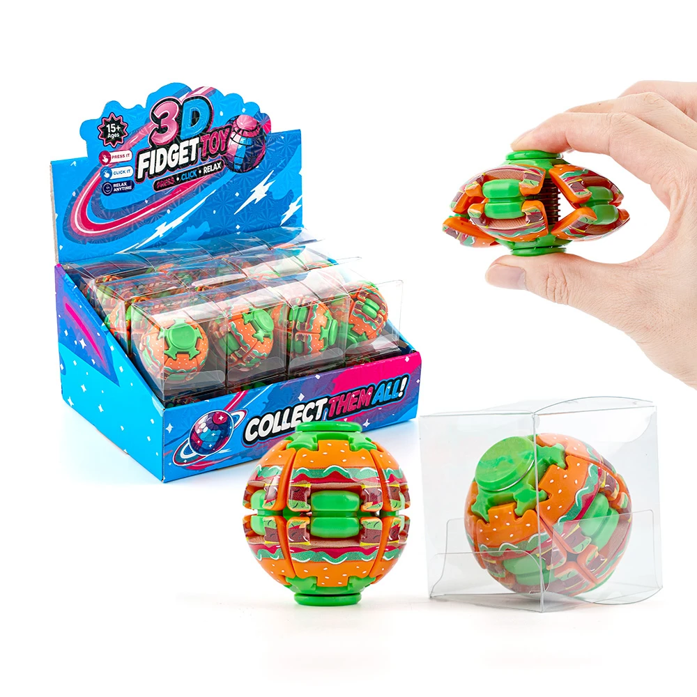 Hamburger Fidget Spinner Toy