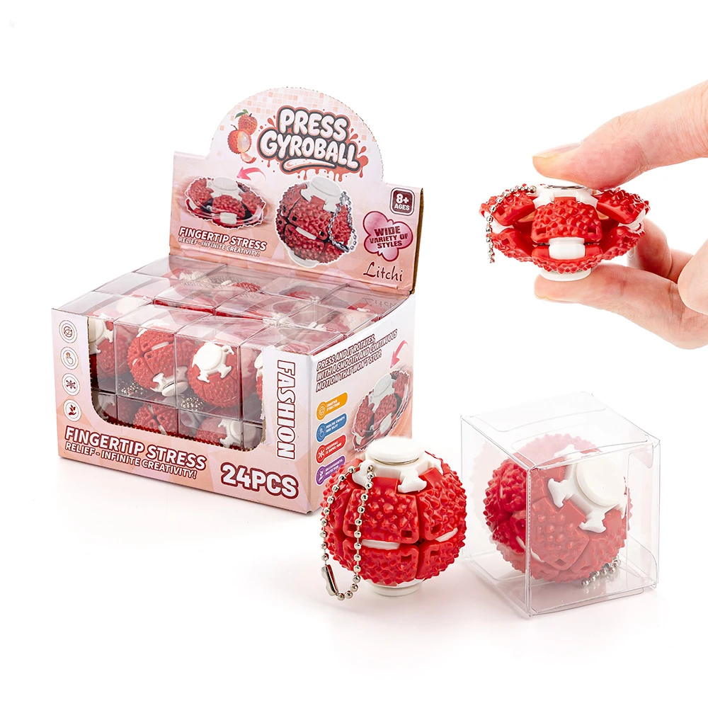 Litchi Press Gyroball Fidget Spinner Toy