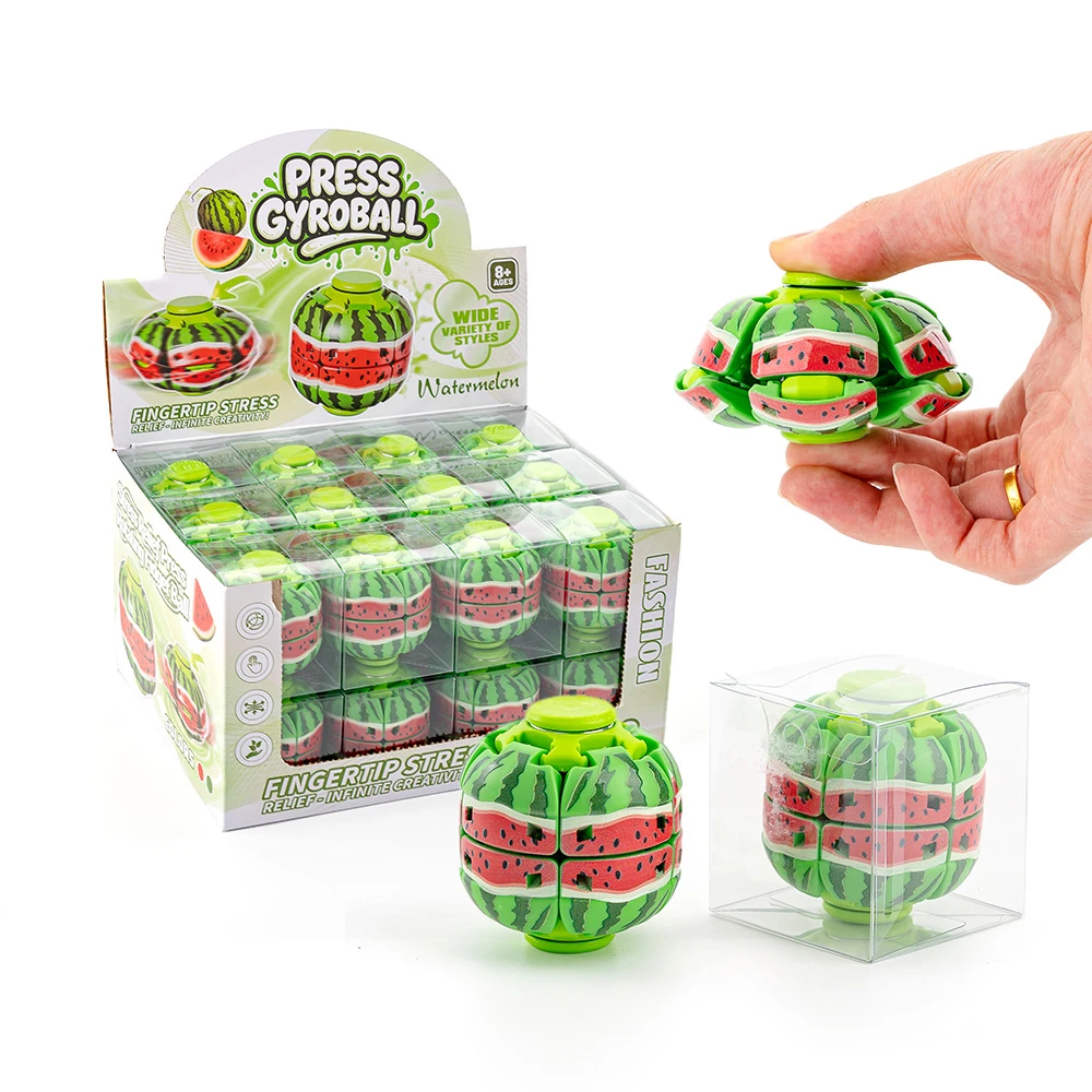 Watermelon Press Gyroball Fidget Spinner Toy