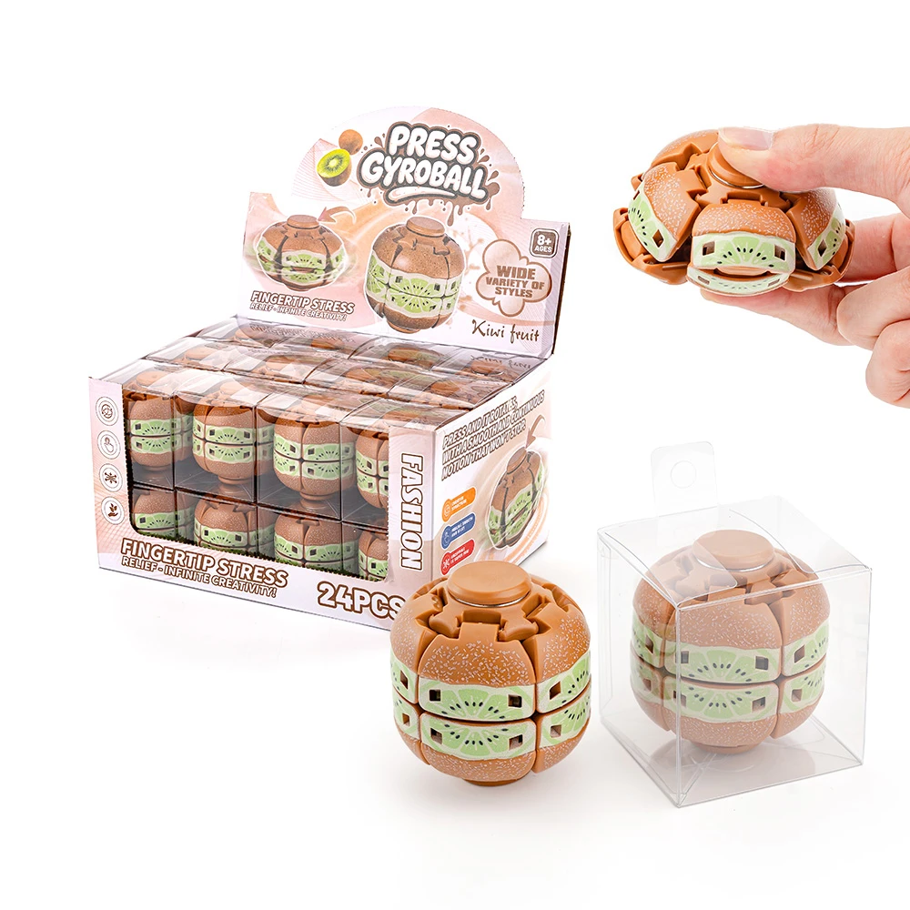 Kiwi Press Gyroball Fidget Spinner Toy