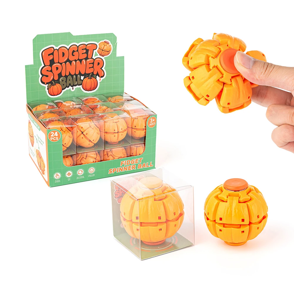 Pumpkin Fidget Spinner Ball Toy