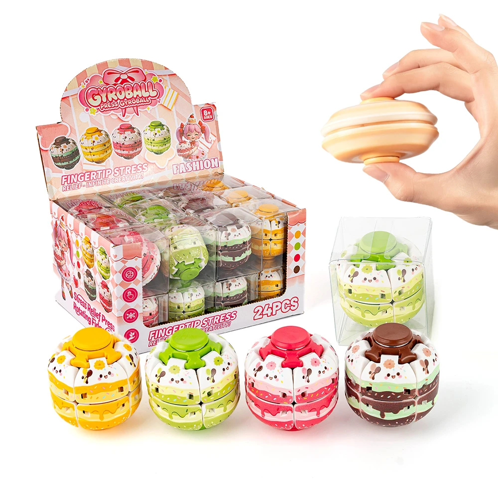 Cake Press Gyroball Fidget Spinner Toy