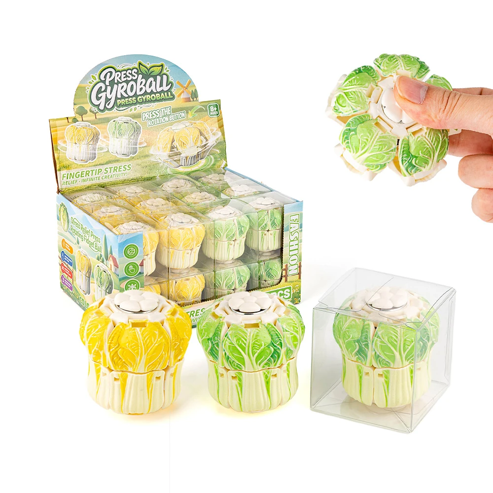 Chinese Cabbage Fidget Spinner Ball Toy