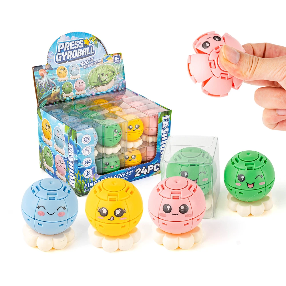 Ocean Cartoon Press Gyroball Fidget Spinner Toy