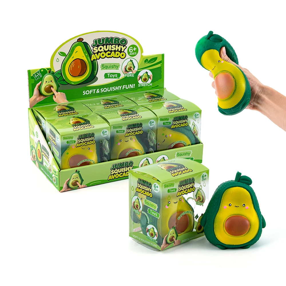 Jumbo Avocado Squishy Toy