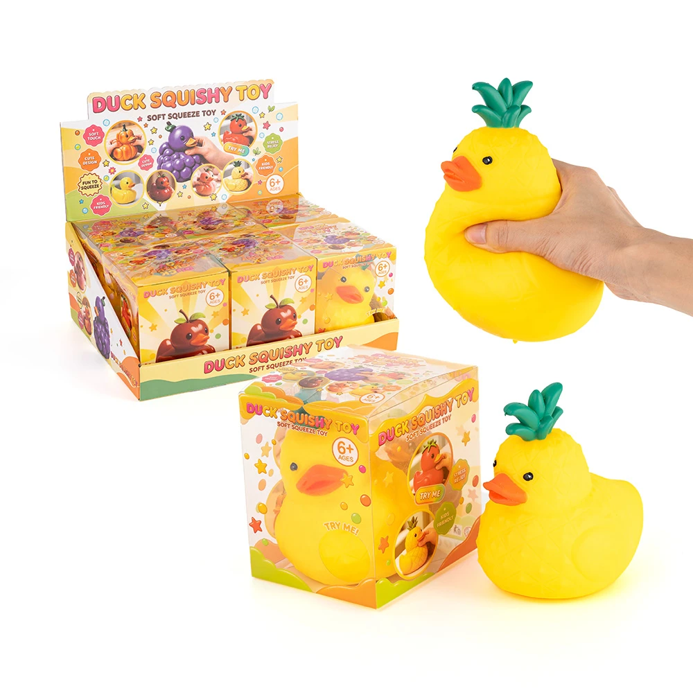 Pineapple Duck Squishy Toy