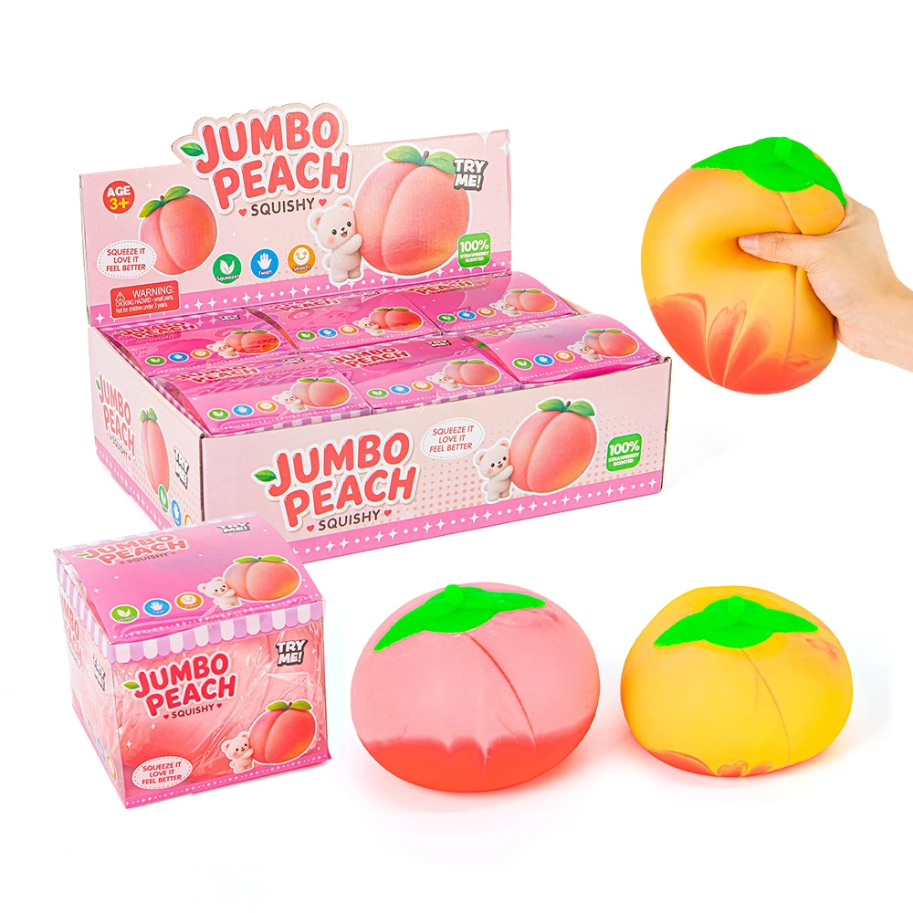 Jumbo Peach Squishy Toy