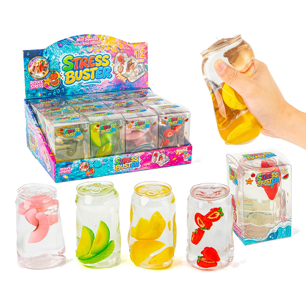 Fruit Can Vaseline Squishy Toy