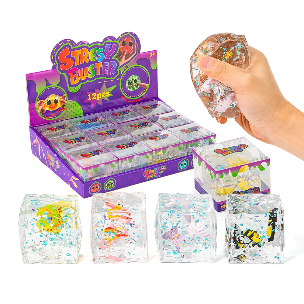 Ice Cube Vaseline Squishy Stress Buster Toy