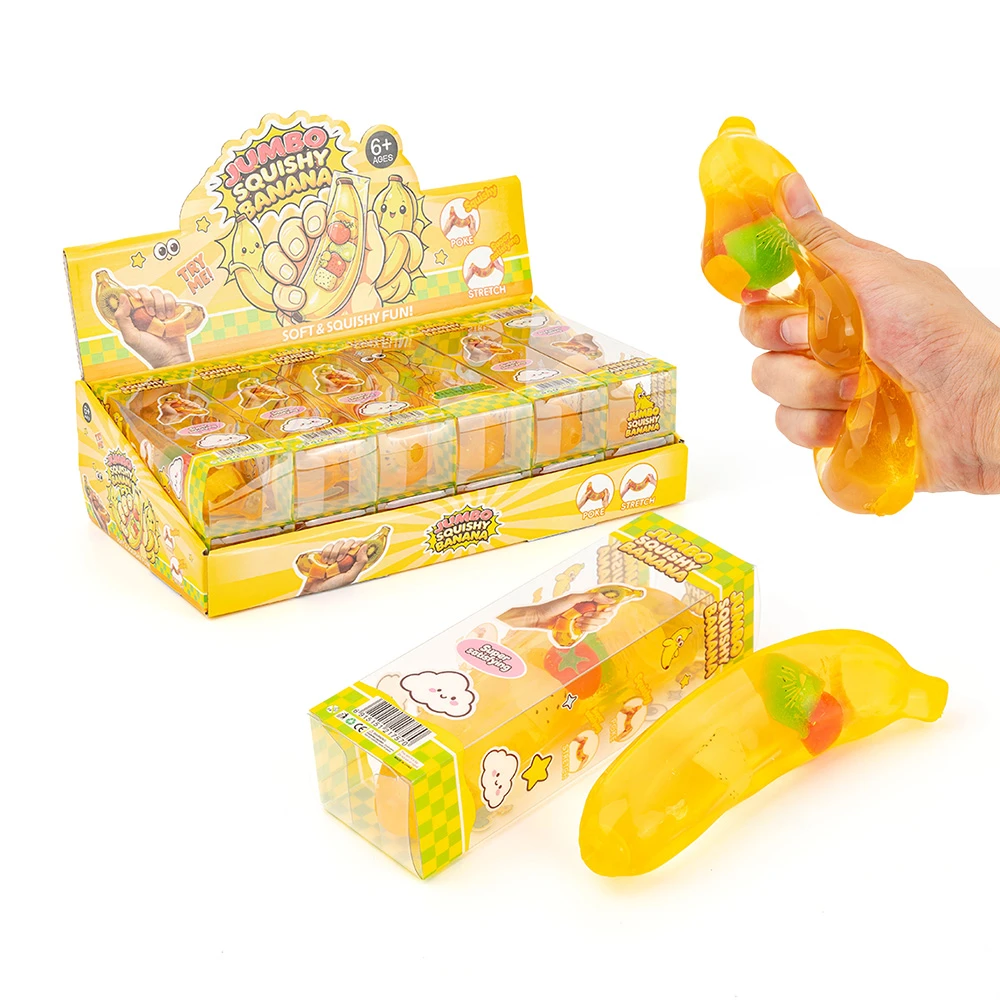 Jumbo Vaseline Squishy Banana Toy